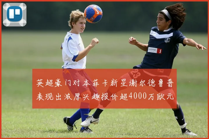 英超豪门对本菲卡新星谢尔德鲁普表现出浓厚兴趣报价超4000万欧元可行